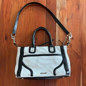 Rebecca Minkoff Black and White Satchel